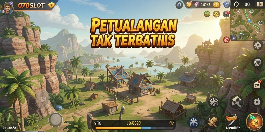 Tampilan gameplay Open World yang memukau di 070SLOT.