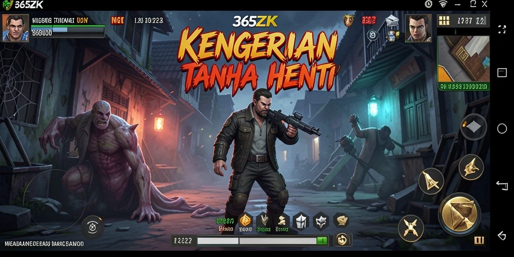 Screenshot menampilkan peningkatan gameplay menyeramkan di 365ZK.