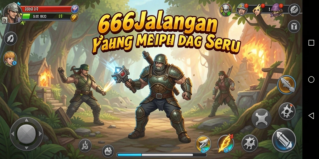 Screenshot gameplay 666J menampilkan aksi menjelajahi dunia petualangan yang menakjubkan.