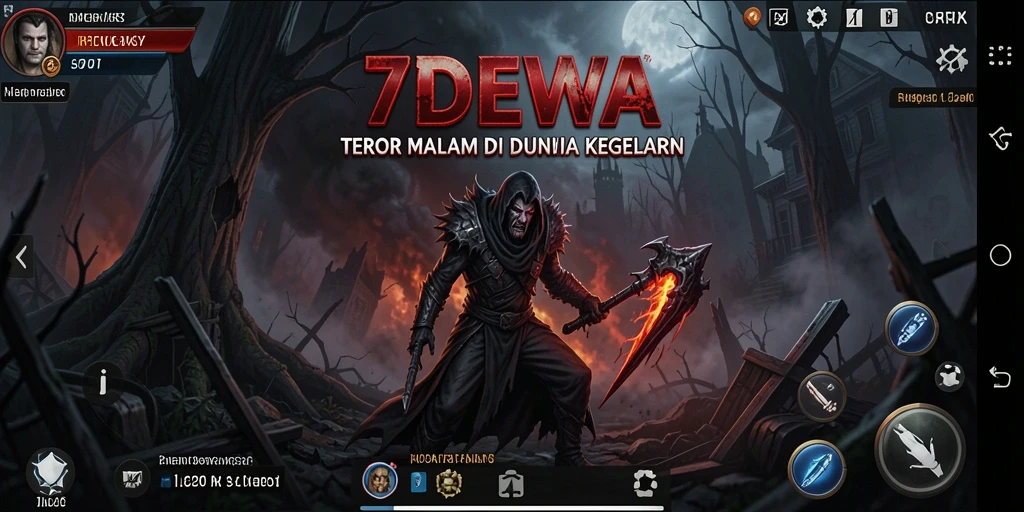 Gameplay menegangkan di dunia horor 7DEWA.
