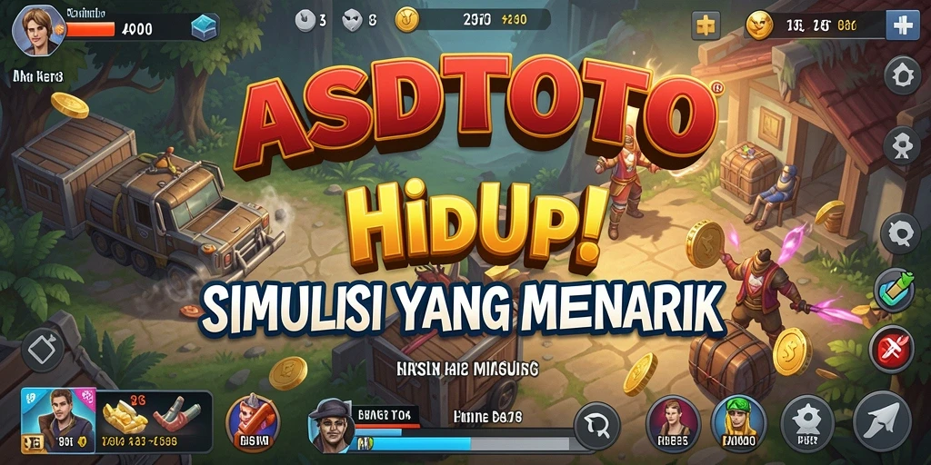 Tampilan gameplay ASDTOTO menampilkan interaksi karakter yang dinamis dan lingkungan yang mendetail.