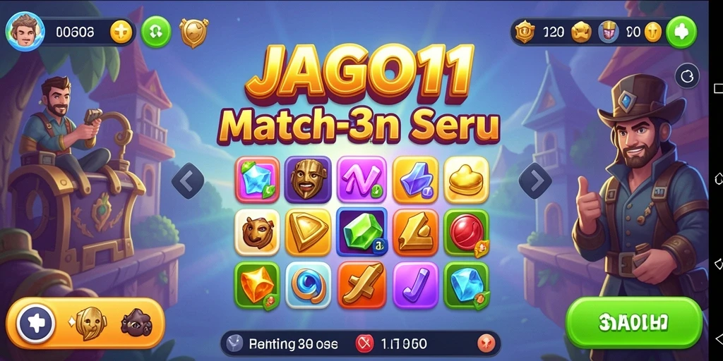 Gameplay JAGO11 yang menantang dan penuh warna.
