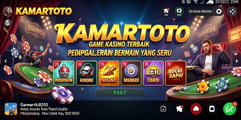 Tangkapan layar gameplay KAMARTOTO yang penuh aksi.