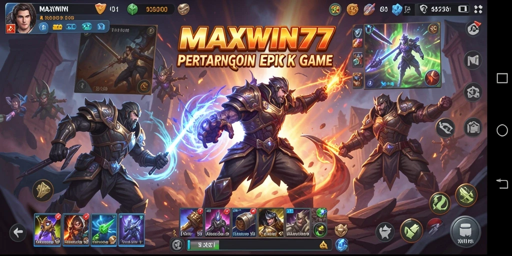Gameplay seru dan intens dalam MAXWIN77 yang penuh aksi.