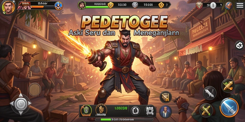 Tangkapan layar menunjukkan aksi seru gameplay PEDETOGEL.