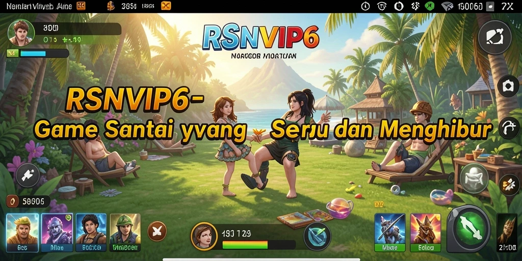 Tampilan gameplay RSNVIP6 yang penuh warna dan interaktif.