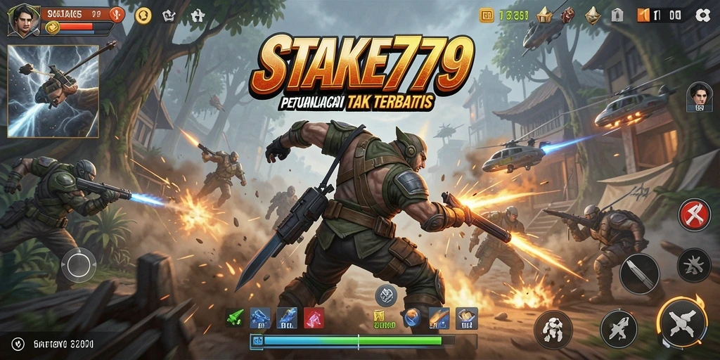 Screenshot gameplay STAKE779 menampilkan aksi seru saat bertarung dengan musuh.